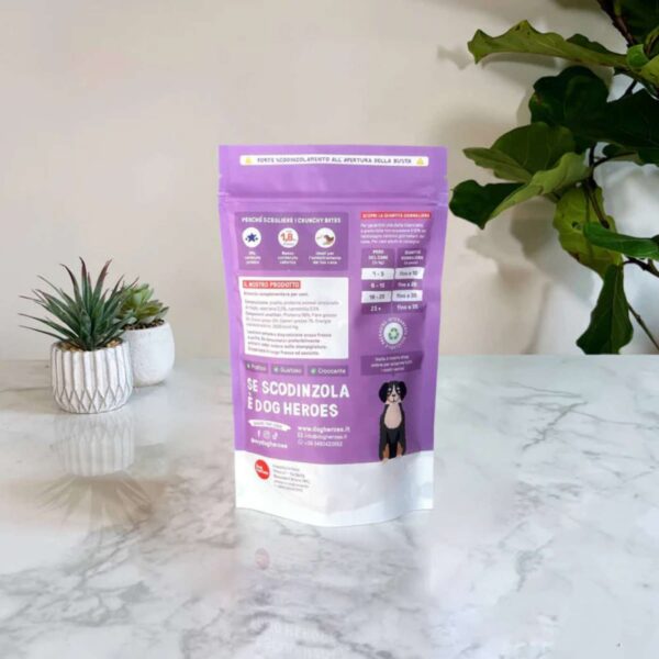 Dog Heroes Crunchy Bites Relax Snack Naturali per Cani 80 g