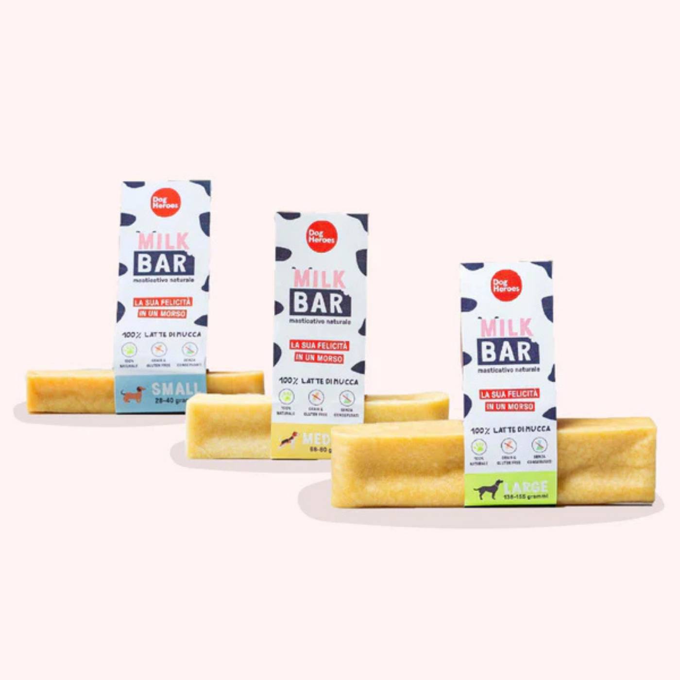 Dog Heroes Milk Bar Masticativo Naturale per Cani