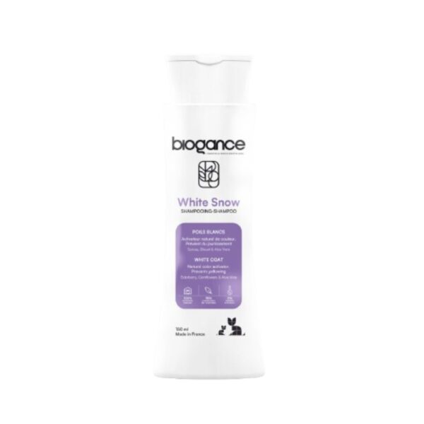 Biogance Shampoo per Cani White Snow per Manti Bianchi 250 ml
