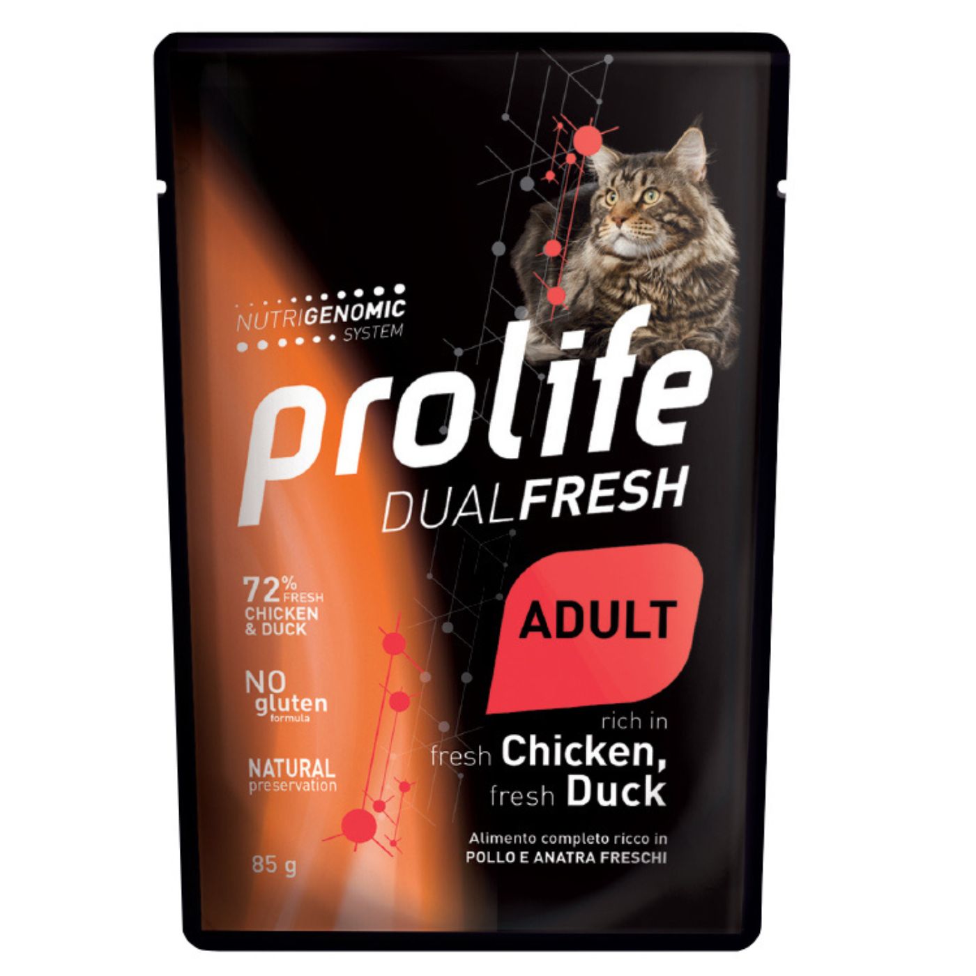 Prolife Cat Dual Fresh Adult Pollo e Anatra Umido per Gatti