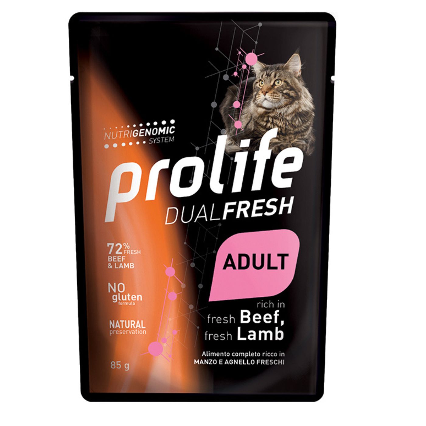Prolife Cat Dual Fresh Adult Manzo e Agnello Umido per Gatti