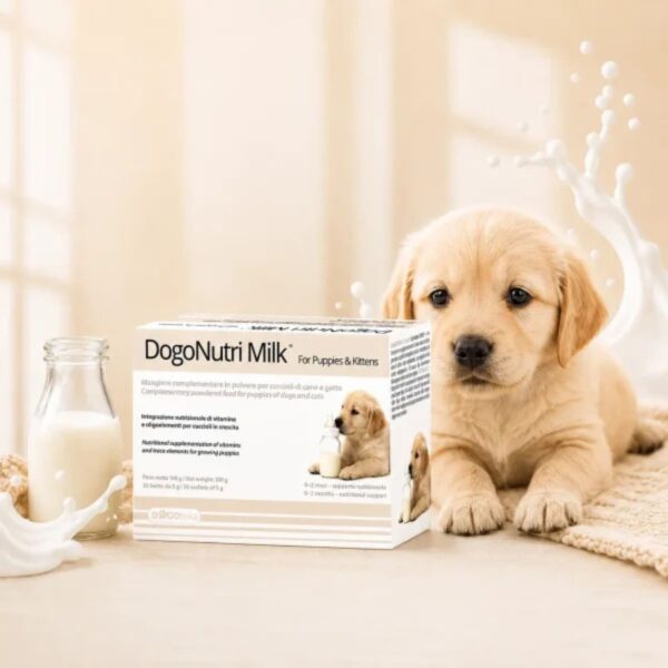 Dogoteka DogoNutri Milk per Cuccioli di Cane e Gatto 20 Buste da 5 g