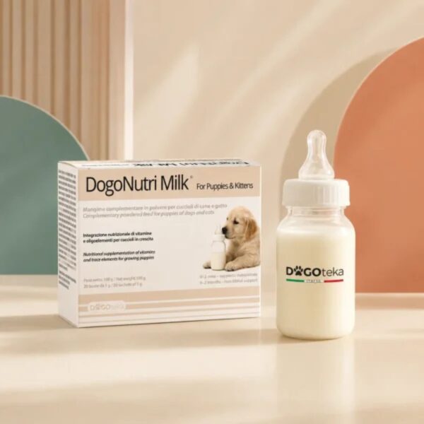Dogoteka DogoNutri Milk per Cuccioli di Cane e Gatto 20 Buste da 5 g