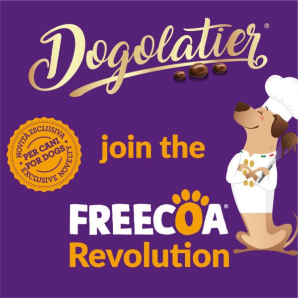 DoggyeBag Biscotti per Cani Cookies con Gocce di Freecoa Linea Dogolatier